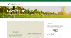 Desktop Screenshot of lazoslearning.org